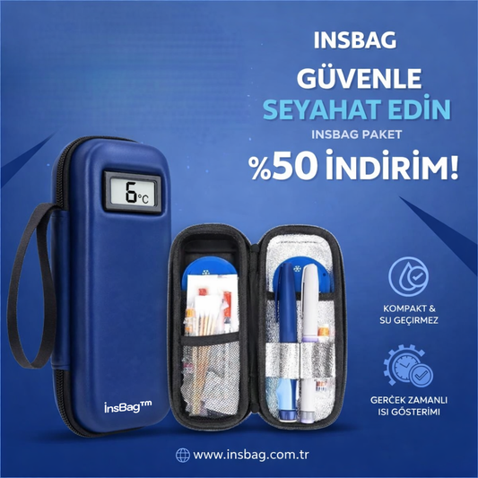 İnsBag™ İnsülin Soğutucu Takip Çantası
