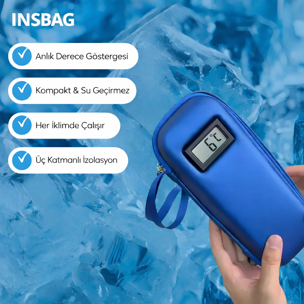İnsBag™ İnsülin Soğutucu Takip Çantası